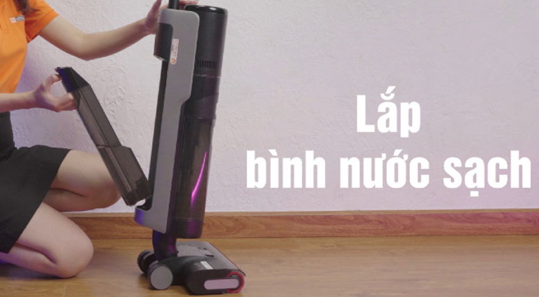 Hướng dẫn chi tiết cách sử dụng máy hút bụi lau nhà Dreame