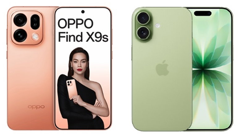 Nên chọn mua OPPO Find X9s hay iPhone 17?