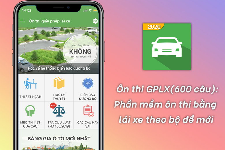 Ôn thi GPLX (600 câu)
