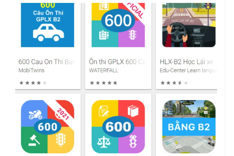 Top phần mềm học lái xe B1, B2 miễn phí trên điện thoại