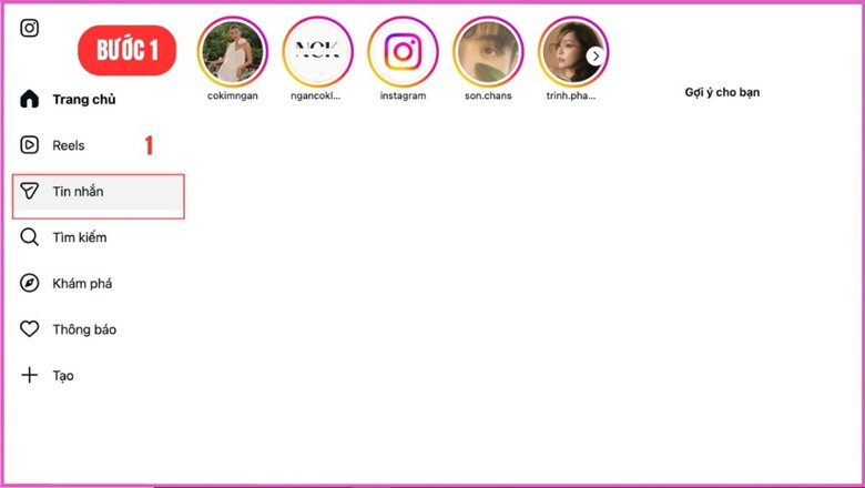 xóa toàn bộ tin nhắn Instagram
