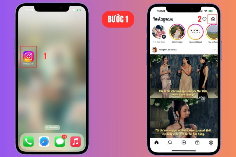 Hướng dẫn cách xóa tin nhắn Instagram trên điện thoại
