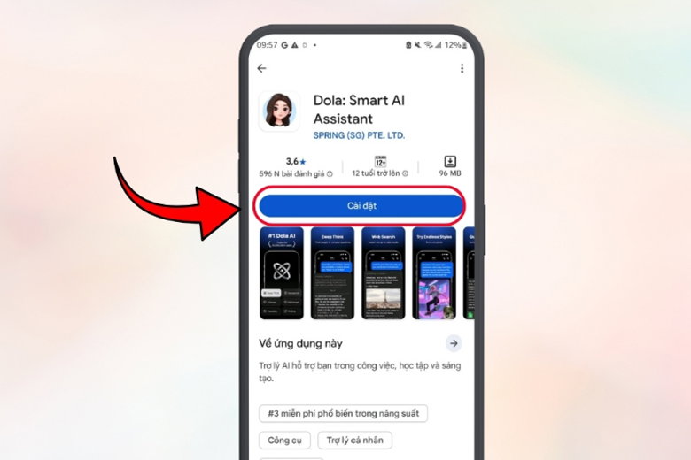 Cài đặt ứng dụng