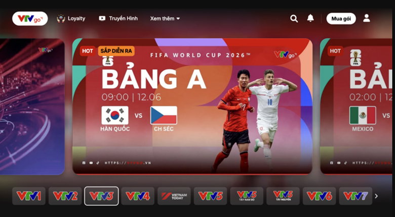 Hướng dẫn xem World Cup 2026 bản quyền