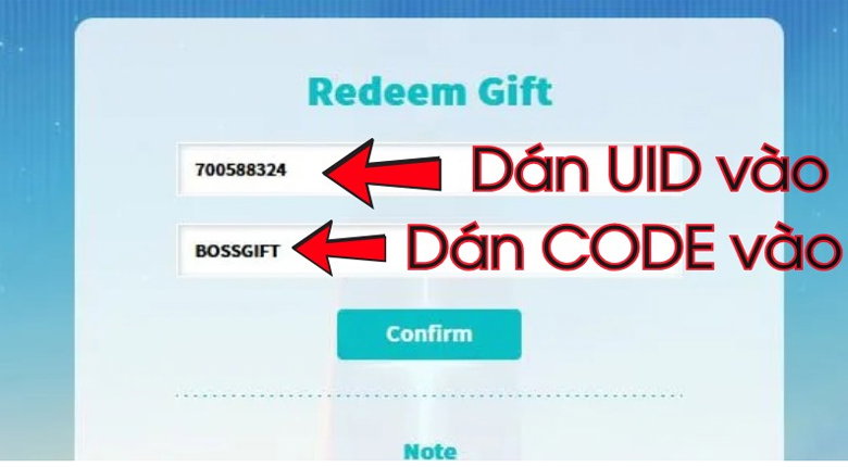 Vào trang web nhập Code của game Stella Sora