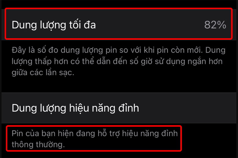iPhone có pin dưới 85% nghĩa là gì?