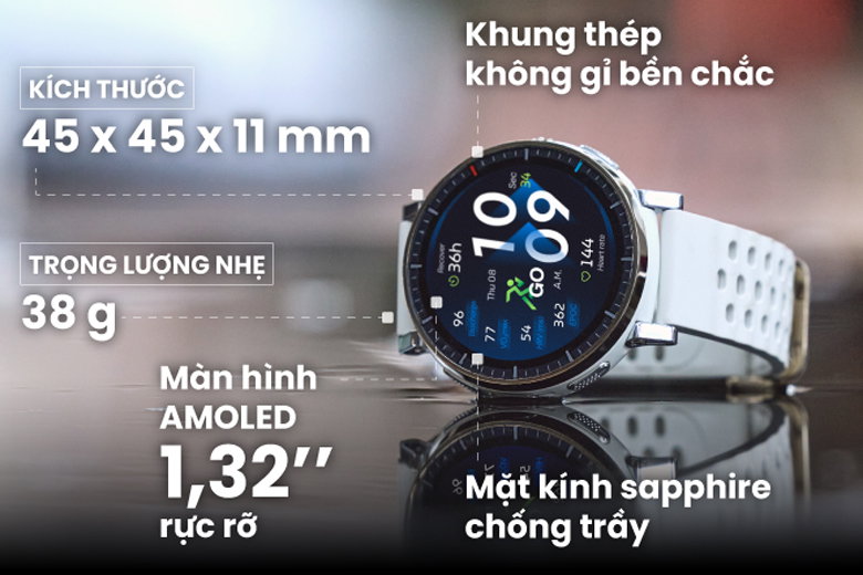 Thiết kế hiện đại, hiển thị sắc nét