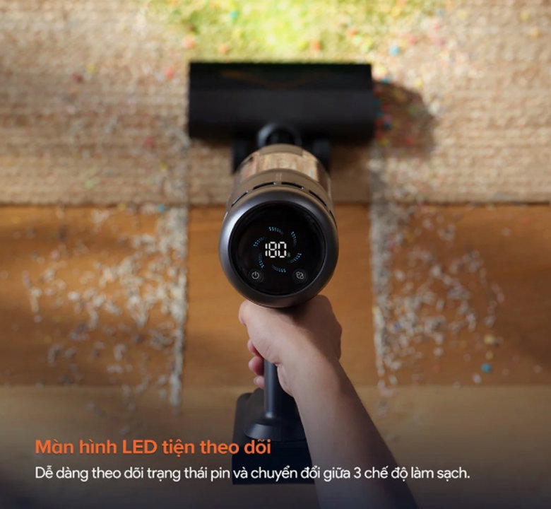 Màn hình LED hiển thị các thông tin trực quan 