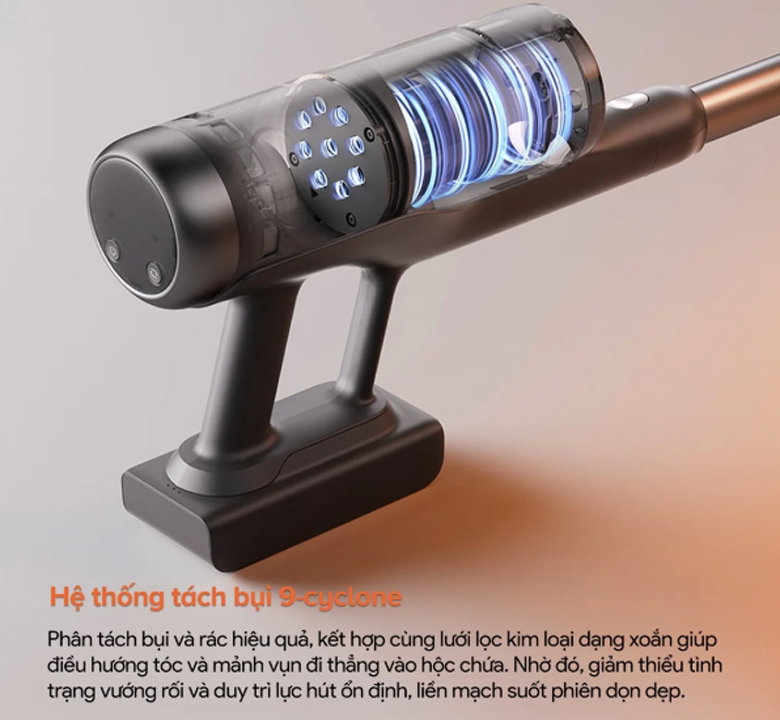 Công nghệ tách bụi 9-cyclone tiên tiến