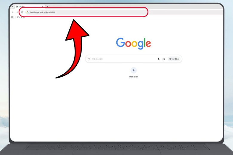Mở Chrome trên máy tính
