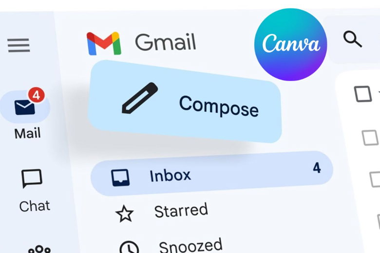 Kết nối Gmail với Canva AI