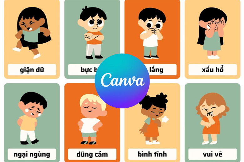 Các bước tạo flashcard trên Canva AI đơn giản và dễ làm theo