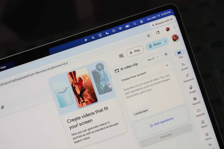 Các tính năng chính khi tạo video AI với Google Vids