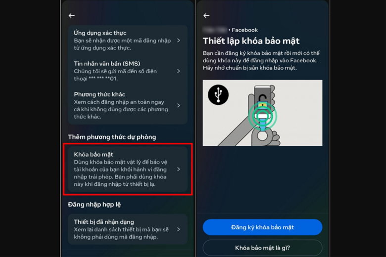 ứng dụng xác thực