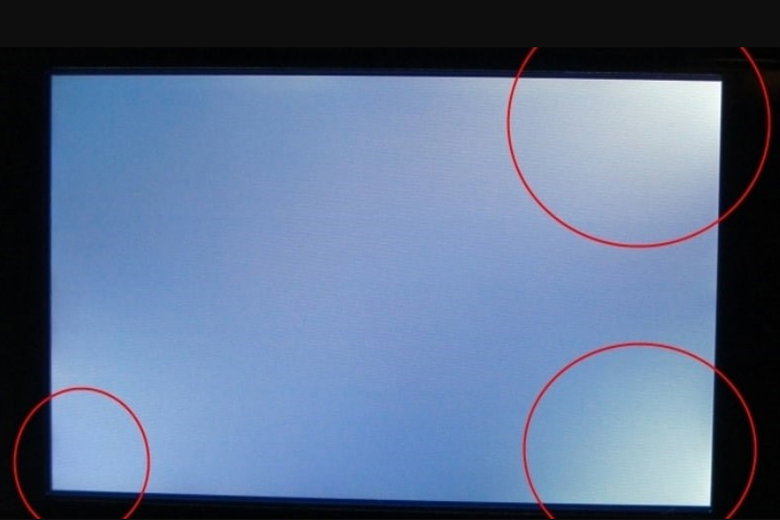 Dấu hiệu màn hình iPad bị hở sáng