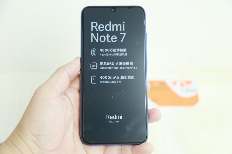 màn hình mặt trước Xiaomi Redmi Note 7