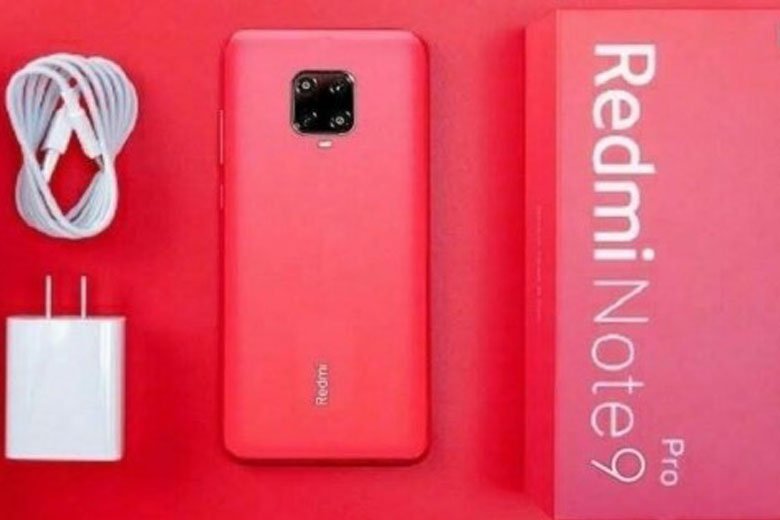 Xiaomi Redmi Note 9 Pro màu đỏ
