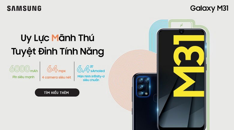 tính năng Samsung Galaxy M31