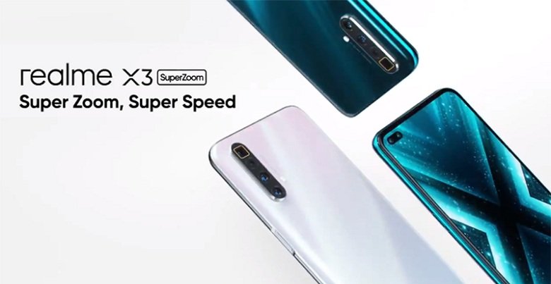 thiết kế Realme X3 SuperZoom