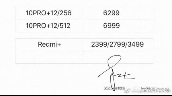 giá Redmi K30 Ultra và Xiaomi Mi 10 Ultra