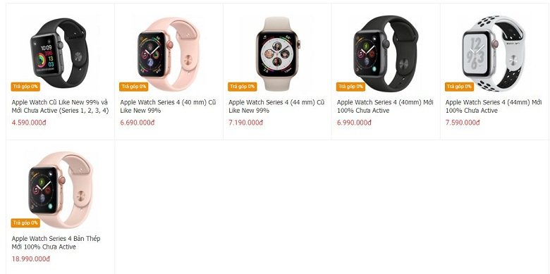 Đặt mua Apple Watch Series 4