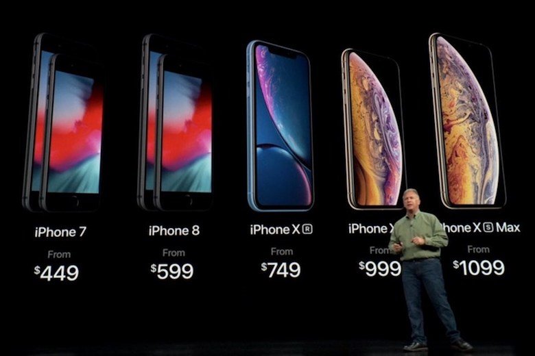 mức giá iphone mới