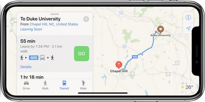 cải thiện apple maps trên ios 13 và iphone 11