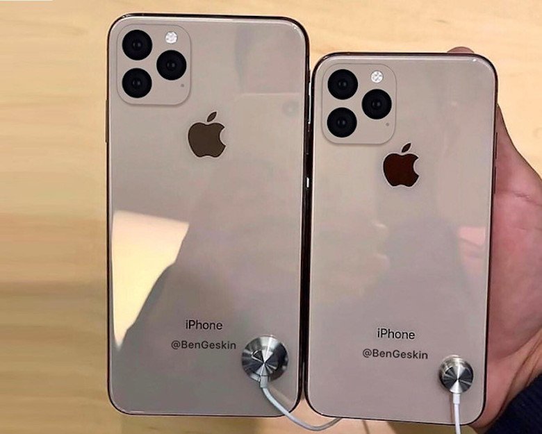mô hình iphone 2019 rò rỉ