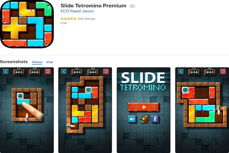 Slide Tetromino Premium