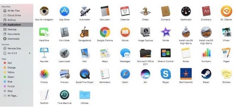 xoá ứng dụng rác trong macbook
