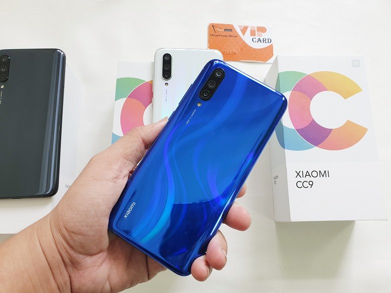 Hình ảnh Xiaomi Mi CC9 màu xanh