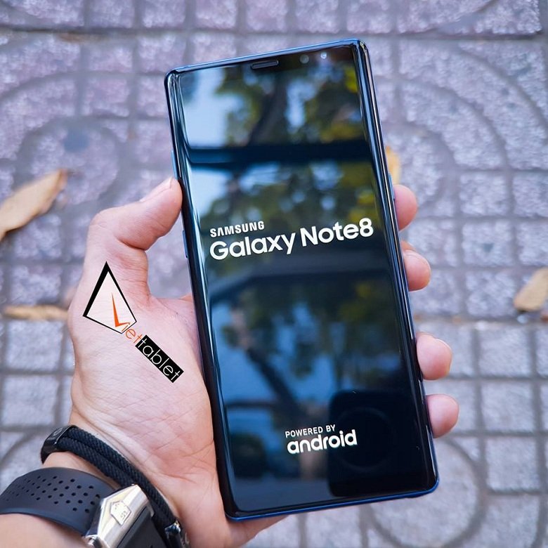 Hình ảnh khởi động Galaxy Note 8 Hàn 2 SIM 