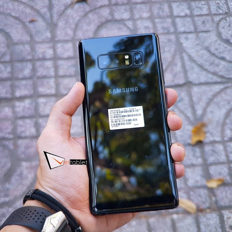 Hình ảnh Samsung Galaxy Note 8 Hàn 2 SIM bản màu đen