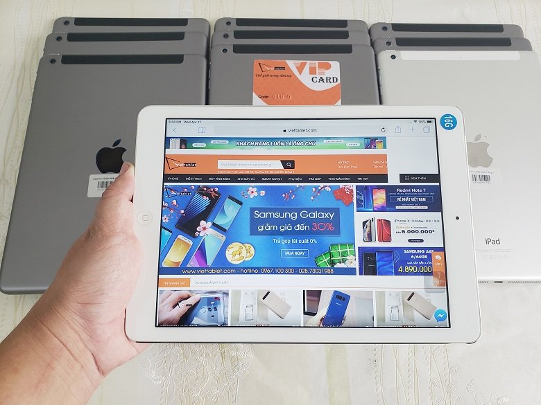 Màn hình hiển thị của iPad Air 4G sắc nét