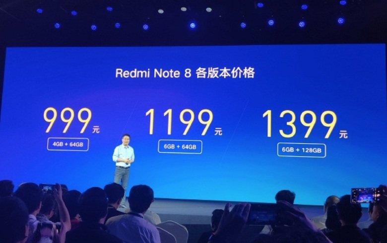 giá của Xiaomi Redmi Note 8