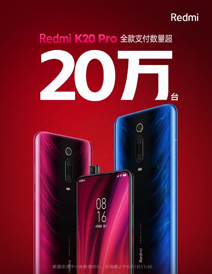 Xiaomi bán sạch 200.000 chiếc Redmi K20 Pro trong đợt mở bán đầu tiên
