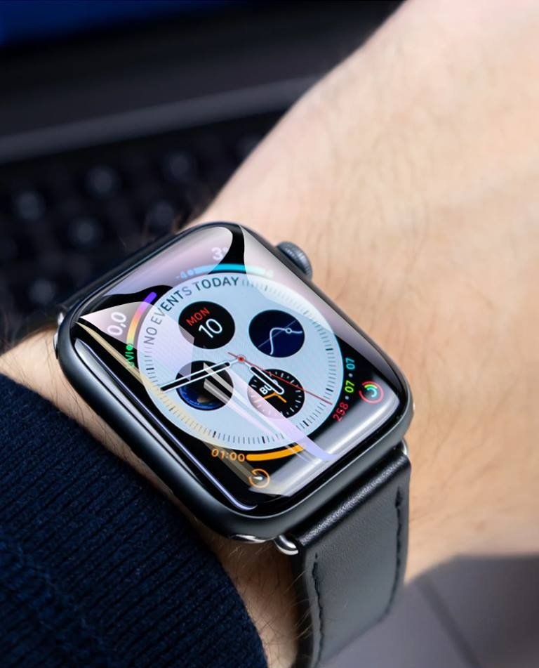 cận cảnh cường lực Apple Watch cao cấp