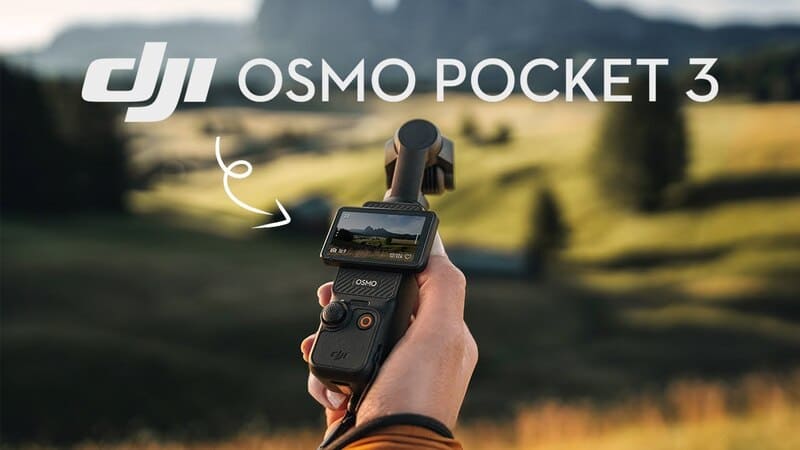 DJI Pocket 3 – Thiết bị ghi hình nhỏ gọn với hệ thống chống rung cơ học