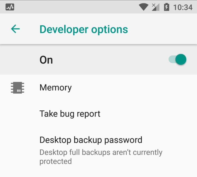 Tính năng Bug Report (Báo cáo lỗi) trên điện thoại Android