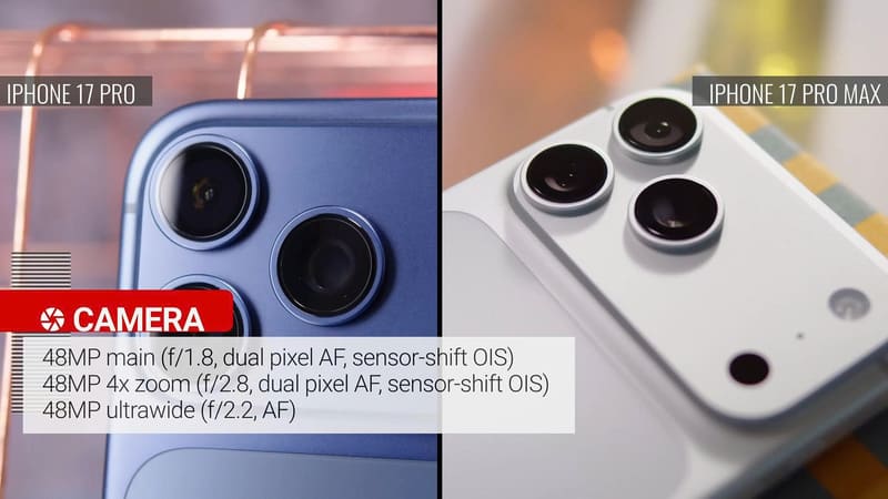 Camera hai máy có giống nhau không?