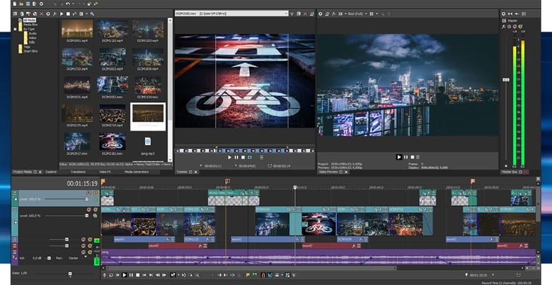 Tính năng dựng video 3D và hiệu ứng đặc biệt trong VEGAS Pro