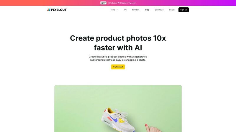 Giao diện Pixelcut.ai sử dụng Magic Eraser để xóa chữ trên ảnh tự động