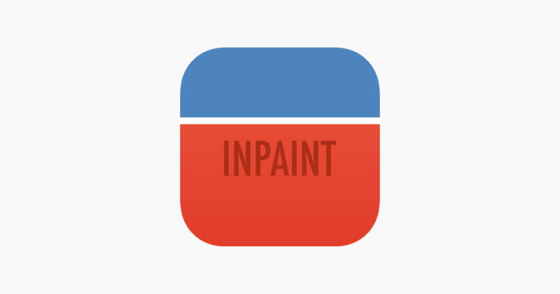 Công cụ Inpaint Online đang được dùng để khoanh vùng và xóa chữ khỏi ảnh
