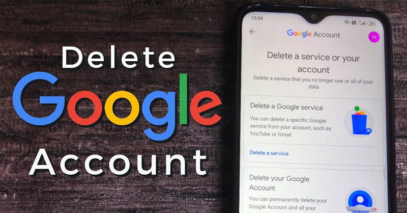 Xóa tài khoản Google trên điện thoại