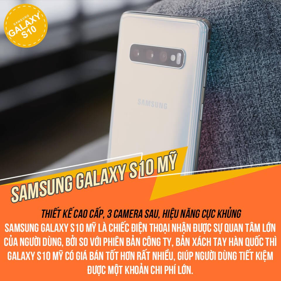 Samsung Galaxy S10 128GB Like New (Bản Mỹ, Nhật)