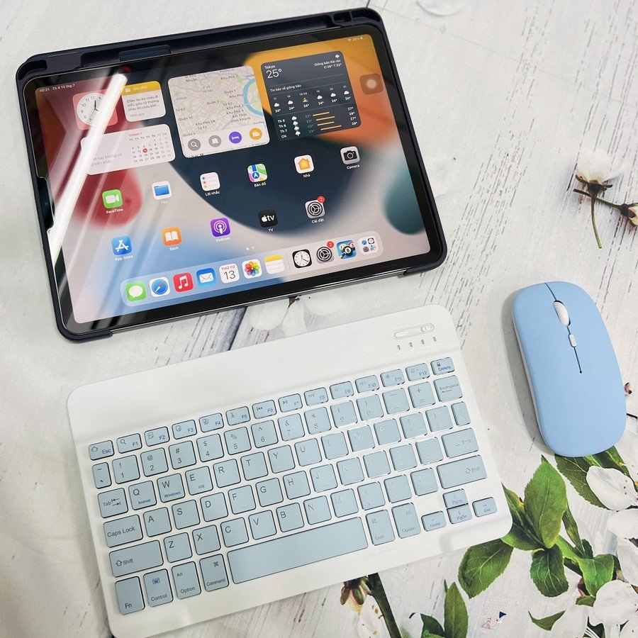 Bộ KIT bàn phím + chuột bluetooth không dây cho smartphone, tablet, iPad